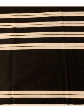 Cranston Black & White Striped Cotton Fabric 1/2 yard x 44" Sewing Craft Project
